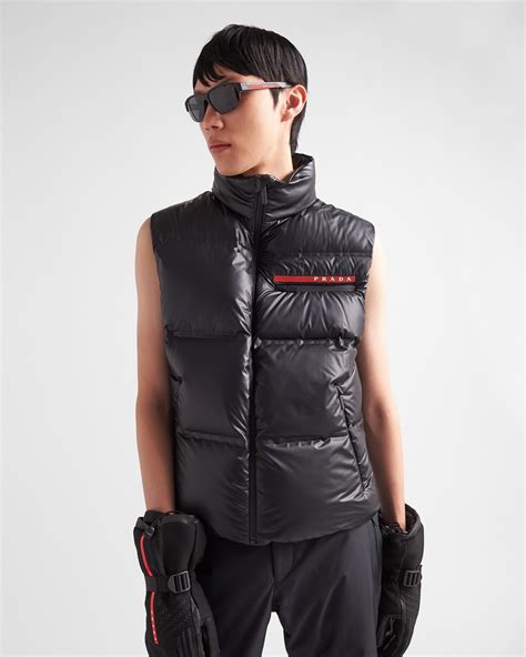 prada nylon down vest|prada tank top etsy.